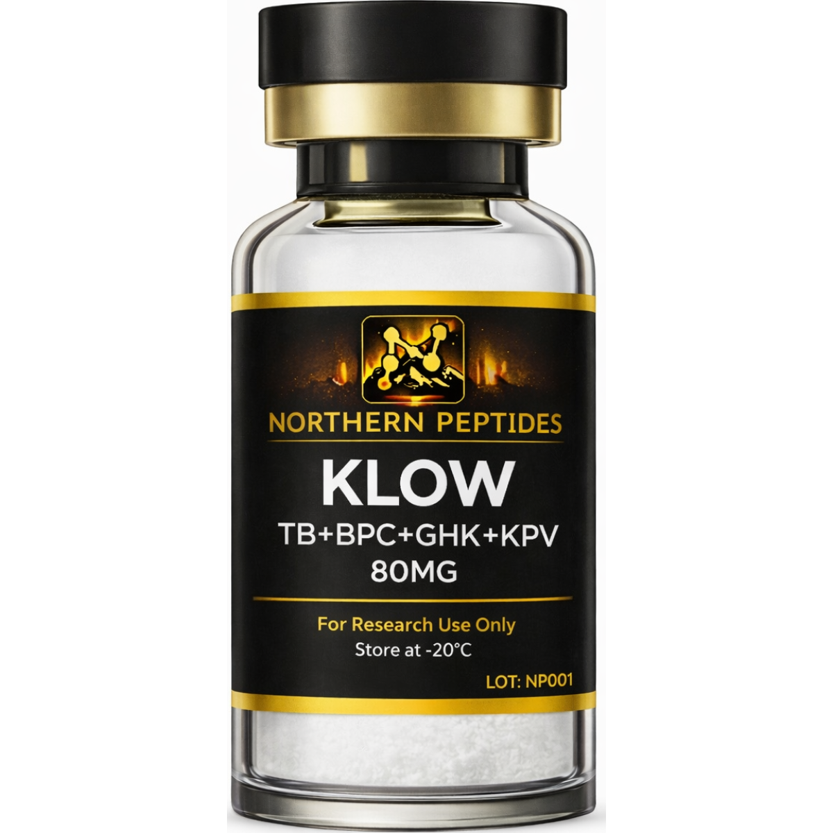 KLOW (TB + BPC + GHK + KPV) 80mg